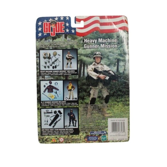 Vintage 2003 GI JOE 1/6 Heavy Machine Gunner Misson Accessory Set NIP - Picture 2 of 3
